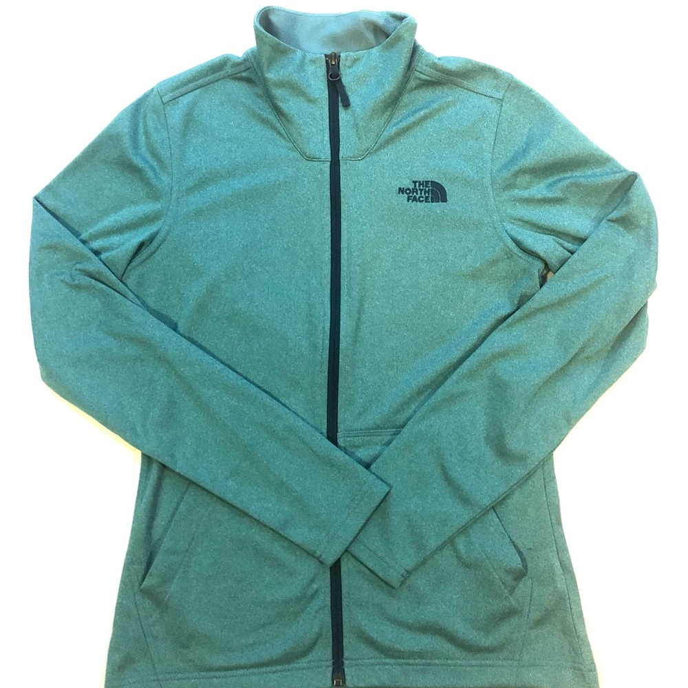 Like-new Turquoise The North Face Jacket